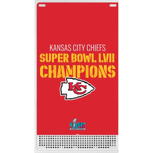 NFL Kansas City Chiefs Super Bowl LVII Champions Xbox Series S Console Skin